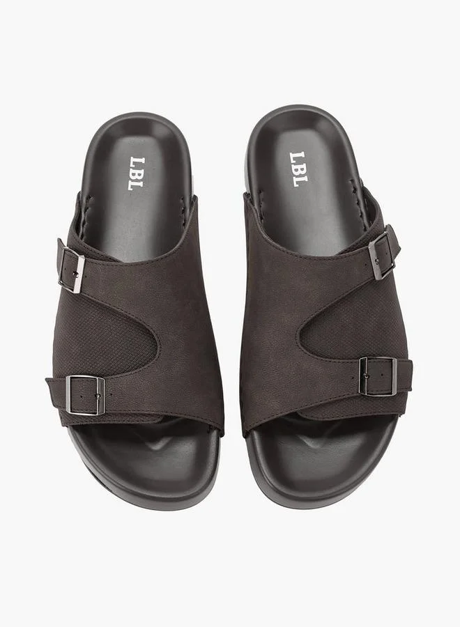 LBL by Shoexpress Men Buckle Detail Comfort Sandals