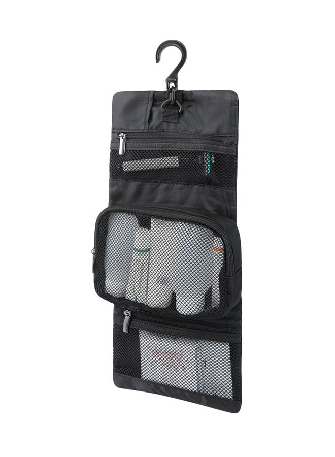 Snap-fastening foldable toiletries bag and make-up organiser - Image 2