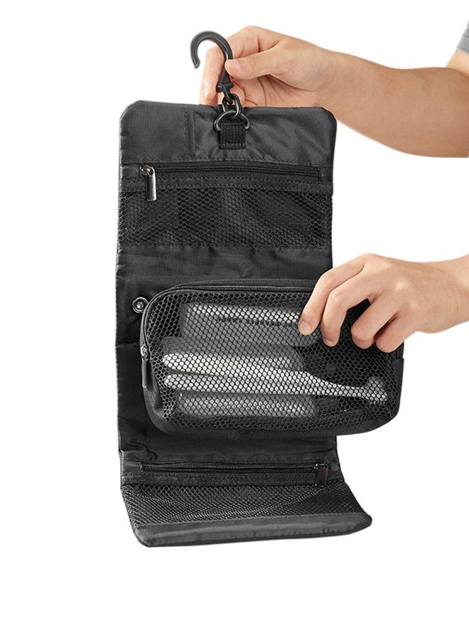 Snap-fastening foldable toiletries bag and make-up organiser - Image 3