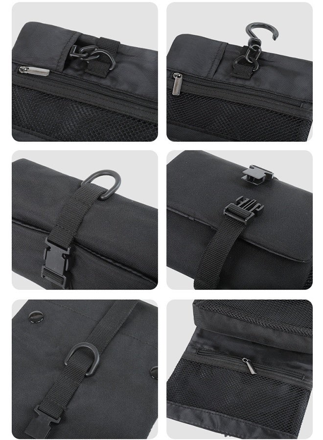 Snap-fastening foldable toiletries bag and make-up organiser - Image 5