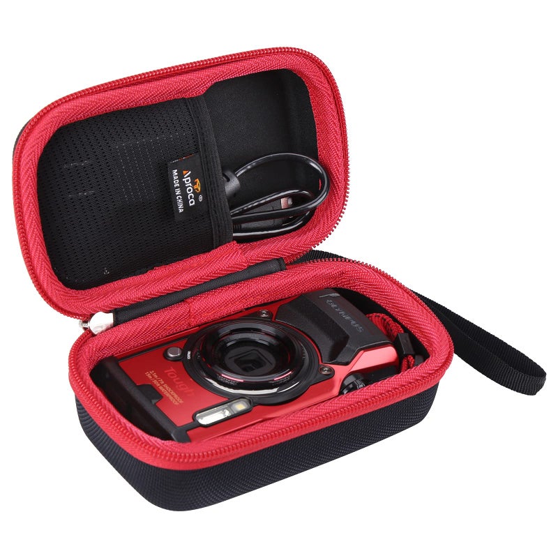 Aproca Portable Hard Storage Case, for OM SYSTEM Tough TG-7 / OLYMPUS Tough TG-6 Digital Camera and Accessories - Image 2