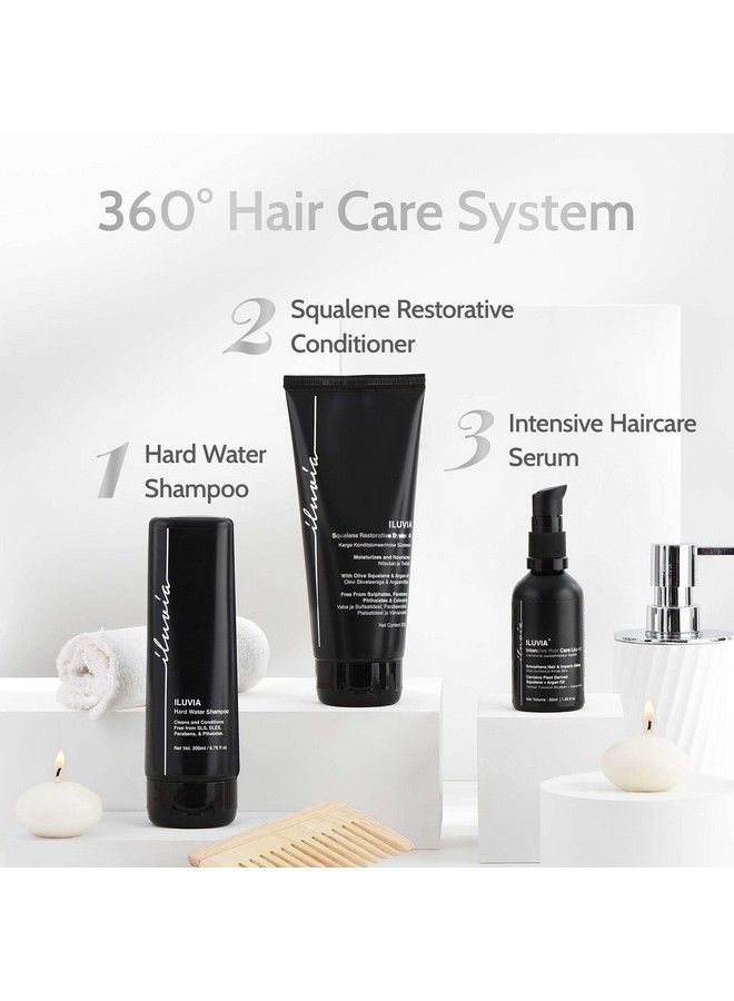 iluvia Professional Hard Water Shampoo 200G And Intensive Hair Care Liquid 50Ml (Smoothen Detangle Adds Shine Tames Frizz) - Image 5