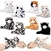 Liliful 8 Pack Kids Plush Gifts Easter Stuffed Animal Cat Slap Bracelets  8 Inch Class Prizes Toys Wrist Band Cute Snap Bracelet Birthday for Boys Girls Child Pet Adoption Party FavorsKittens - Image 4