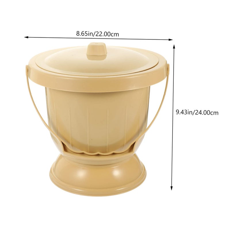 Portable Bedpan for Elderly Travel and Night Use Easy to Clean Household Urinal - Image 3