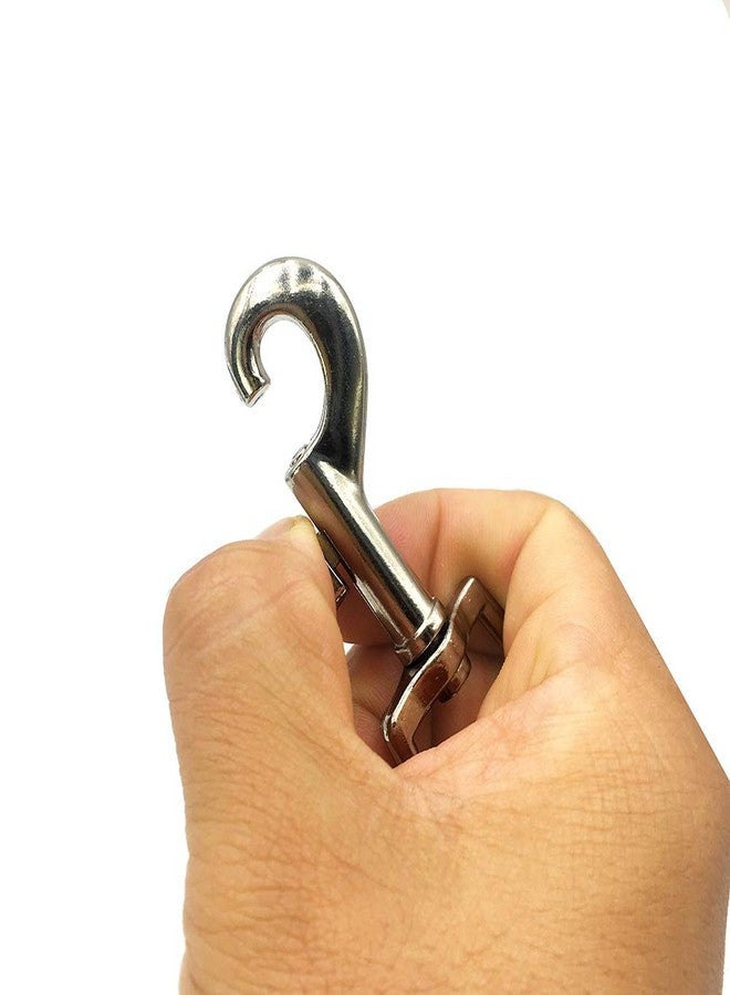 Vafon 10 Pcs Heavy Duty 2.95"x0.98" Square Eye Nickel Plated Swivel Snap Hooks Pet Buckle Trigger Clip Clasp Dog Horse Lead Keychain - Image 3