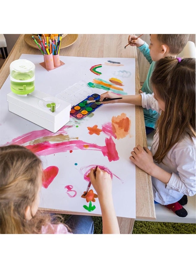 Paint Brush Cleaner Brush Rinser with Drain Water Circulation Paintbrush Scrubber Cleaner Rinser Cup for Acrylic, Watercolor, Oil and Water-Based Paints Art Supplies Paint Brush Cleaner Tool - Image 5