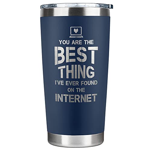 SUCHAGIFT Gifts for Him, Boyfriend, Husband - Boyfriend, Husband Gifts - Anniversary, Valentines, Birthday, Christmas Gift Ideas for Him - Love Romantic Gift Ideas for Him - 20 Oz Stainless Steel Tumbler - Image 1