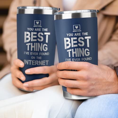 SUCHAGIFT Gifts for Him, Boyfriend, Husband - Boyfriend, Husband Gifts - Anniversary, Valentines, Birthday, Christmas Gift Ideas for Him - Love Romantic Gift Ideas for Him - 20 Oz Stainless Steel Tumbler - Image 3