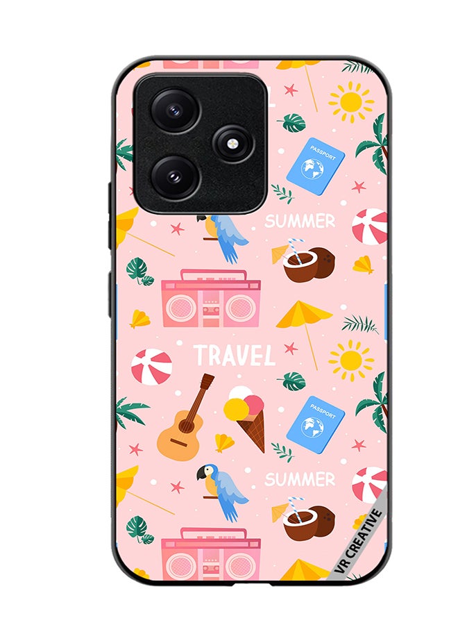 VR CREATIVE Protective Case Cover For Xiaomi Poco M6 Pro 5G Summer Season Pattern Design Multicolour - Image 1