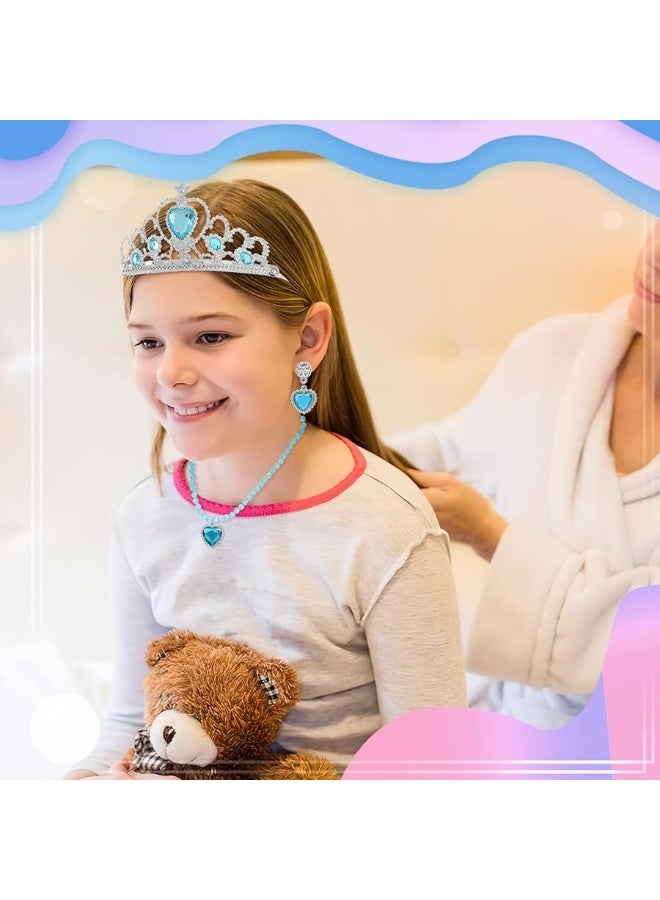 Biange Princess Dress Up Clothes and Jewelry Boutique, Toys for Little Girls, Princess Costumes Gifts with Shoes, Dresses, Tiara, Necklaces, Gift Set for Toddler Girls Age 3 4 5 6 7 Years Old - Image 1