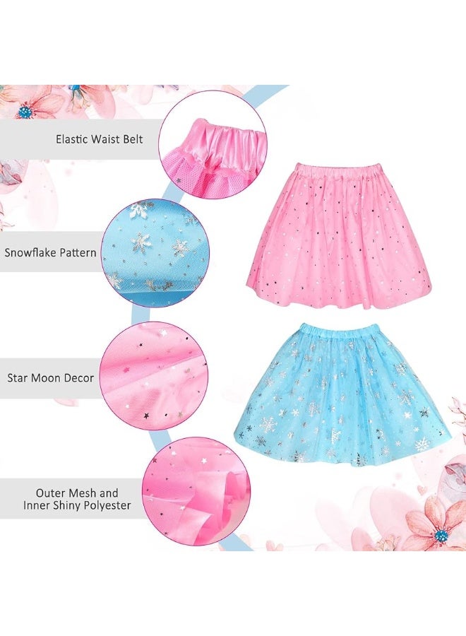 Biange Princess Dress Up Clothes and Jewelry Boutique, Toys for Little Girls, Princess Costumes Gifts with Shoes, Dresses, Tiara, Necklaces, Gift Set for Toddler Girls Age 3 4 5 6 7 Years Old - Image 2