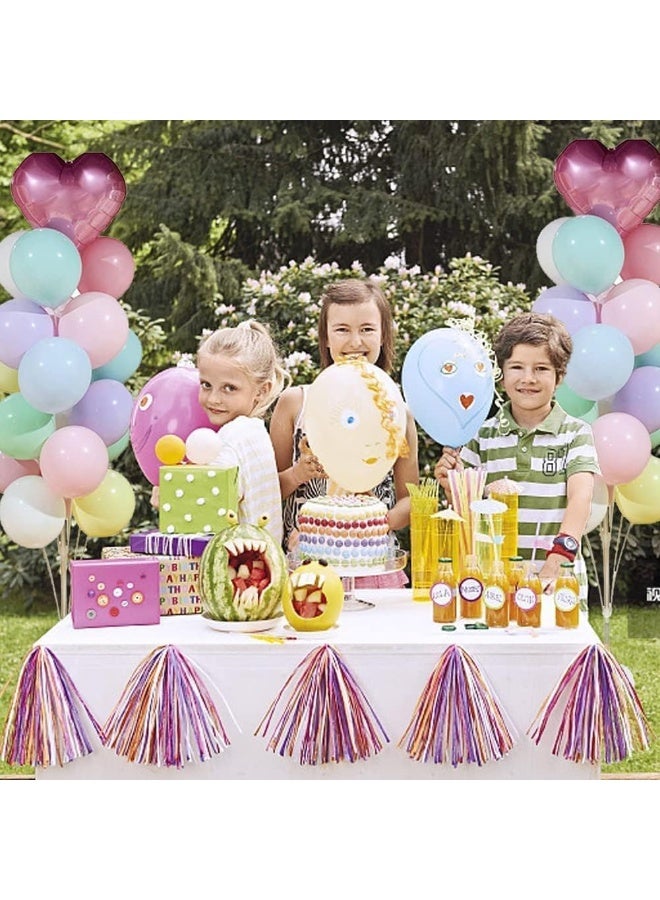 MOMENT طقم حامل البالونات، حامل بالونات طاولة بطول 130 سم مع 13 كوب بالون وعصي لتزيين حفلات عيد الميلاد، حفلات استقبال المواليد، حفلات الزفاف، حفلات التخرج، والاحتفالات - Image 5