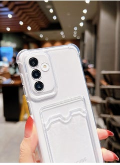 ten.tech TenTech Transparent cover with shockproof corners with card holder - card holder - heat-resistant polyurethane card holder for Samsung Galaxy A15 5G- transparent  - Image 2