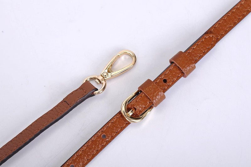 Live Up Full Grain Purse Strap Genuine Leather Replacement for Cross Body Bag Handbags - Image 4