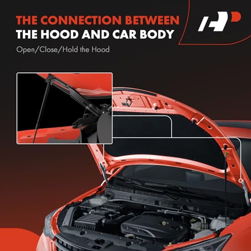 A-Premium Front Driver and Passenger Hood Hinges Compatible with Toyota Yaris 2007-2012 Sedan, Front Left and Right Side, 2-PC Set, Replace# 5342052240, 5341052240 - Image 5