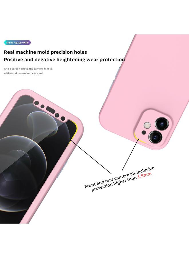 S-TOP Case For iPhone 12 mini Two Color Full Protective 3-in-1 Phone Case - Image 5