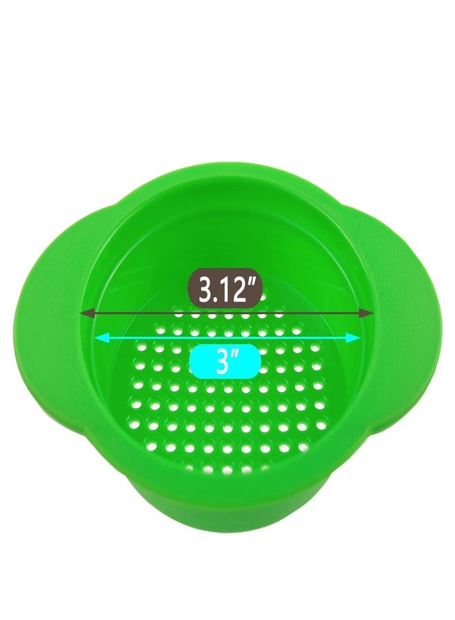 آي إيثيتي عبوتان - مصفاة للعلب والتونة، مصنوعة من بلاستيك آمن غذائياً، خالية من مادة BPA، تصميم قطعة واحدة، آمنة للغسل في غسالة الأطباق، تناسب العلب ذات الحجم القياسي - Image 2