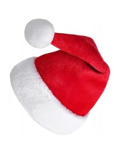 Share the Love Festive Christmas Santa Hat | Cozy Red Velvet with Furry White Cuff and Pom Pom – Ideal for Christmas Celebrations, Costumes, and Decorations  - Image 1