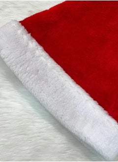 Share the Love Festive Christmas Santa Hat | Cozy Red Velvet with Furry White Cuff and Pom Pom – Ideal for Christmas Celebrations, Costumes, and Decorations  - Image 2