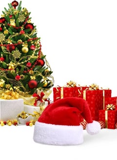 Share the Love Festive Christmas Santa Hat | Cozy Red Velvet with Furry White Cuff and Pom Pom – Ideal for Christmas Celebrations, Costumes, and Decorations  - Image 3