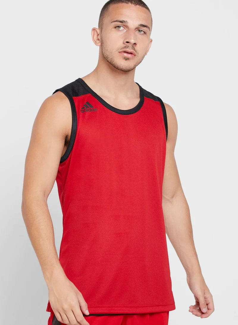 اديداس تيشيرت كت يلبس عالوجهين من مجموعة اديداس ريدي