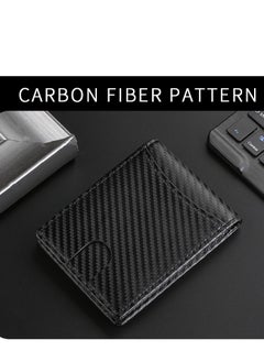 Skycare Skycare  Slim Wallets for Men - Leather Money Clip Mens Wallet - RFID Blocking Front Pocket Bifold Wallet - Minimalist Credit Card Holder with Gift Box  - Image 5