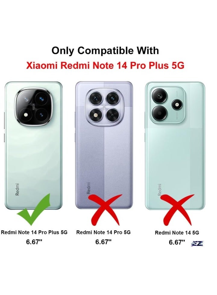 ELTRAZONE Xiaomi Redmi Note 14 Pro Plus 5G Case Cover – Soft TPU Premium Liquid Silicone Lightweight Shock Protective Case with Camera Protection for Redmi Note 14 Pro Plus 5G - Image 2