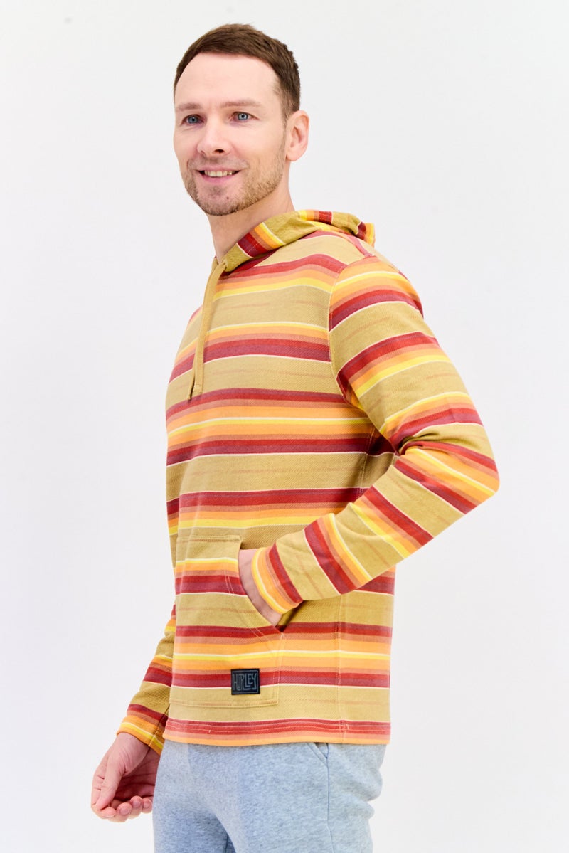 Hurley Men Sportswear Fit Long Sleeves Outdoor Sweatshirt, Multicolor  - Image 3