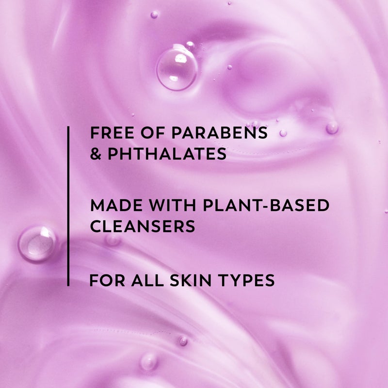 Olay Body Wash for Women, Fresh Radiance, Refreshing & Renewing, Made with Plant Based Cleansers, B3 Botanical Complex, For All Skin Types, Peach & Cherry Blossom Scent, 22 fl oz (Pack of 4) - Image 3