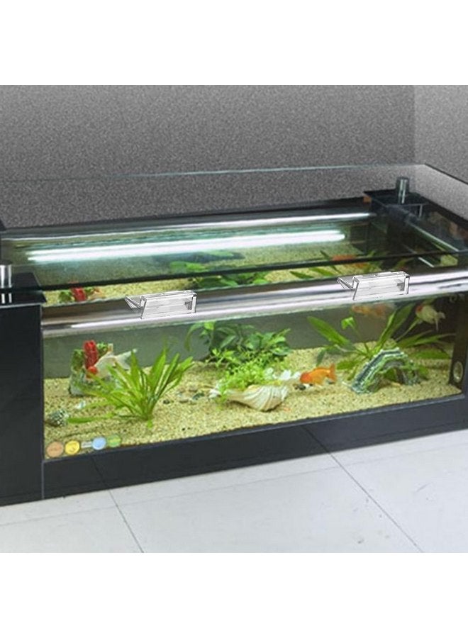 Sliverdew 6 PCS Aquarium Lid Clips, 6mm Clear Acrylic Fish Tank Lid Holder Aquarium Cover Support Clamps for Rimless Aquarium Glass Top, Plastic Fish Tank Cover, Aquarium Hoods - Image 5