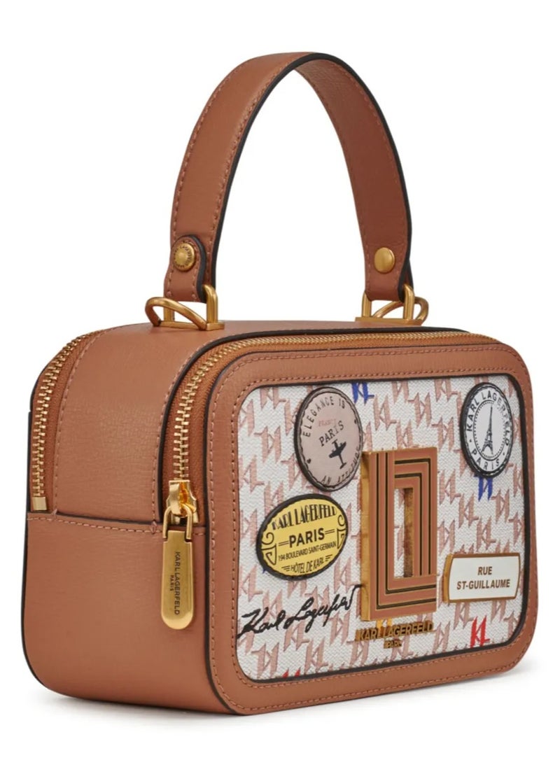 Karl Lagerfeld Paris Karl Lagerfeld Paris SIMONE CAMERA PATCH CROSSBODY  - Image 2