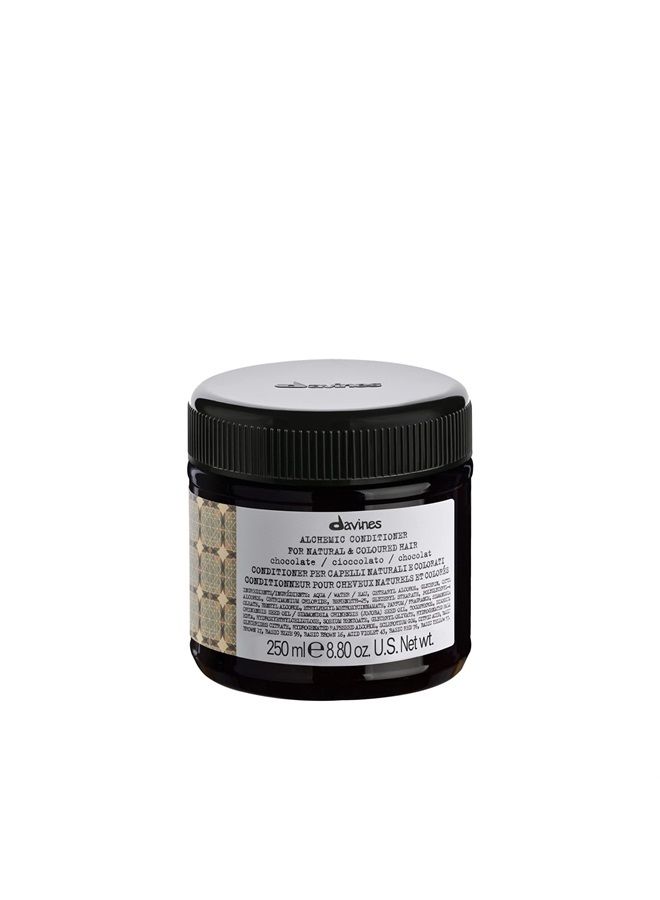 Davines Alchemic Conditioner, Chocolate, 8.80 fl. oz. - Image 1