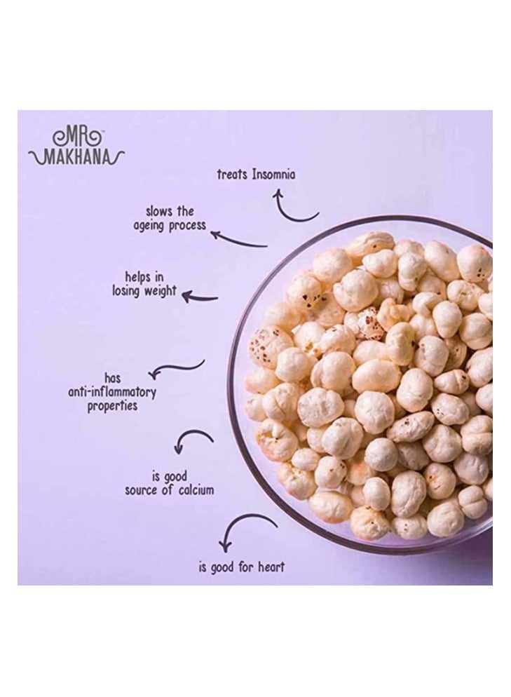 Mr Makhana Cream and Onion Popped Lotus Seed Gluten Free  25g  - Image 4