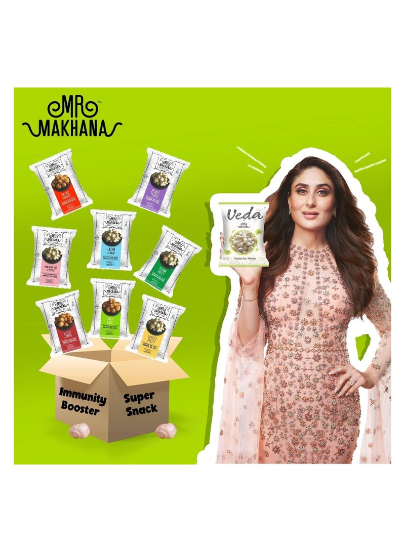 Mr Makhana Cream and Onion Popped Lotus Seed Gluten Free  25g  - Image 5