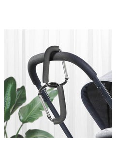 2 Pack Baby Stroller Hooks Mommy Large Carabiner Stroller Accessories Clips Organizer Hook for Hanging Purses, Diaper Bag, Shopping Bags (Black) - pzsku/ZF59E51BD5F34533D3A3FZ/45/_/1719587228/5bdf2f6a-1c7e-4084-8f81-71873e40976d