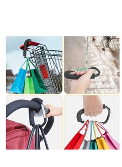 2 Pack Baby Stroller Hooks Mommy Large Carabiner Stroller Accessories Clips Organizer Hook for Hanging Purses, Diaper Bag, Shopping Bags (Black) - pzsku/ZF59E51BD5F34533D3A3FZ/45/_/1719589707/30f32b3d-c626-4639-88fd-2adc85eb5a04