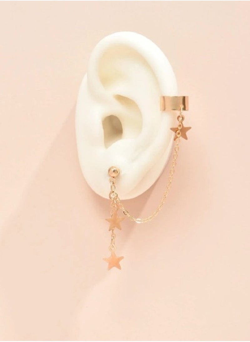 Shein - 2pcs Star Drop Earrings shein - Image 1