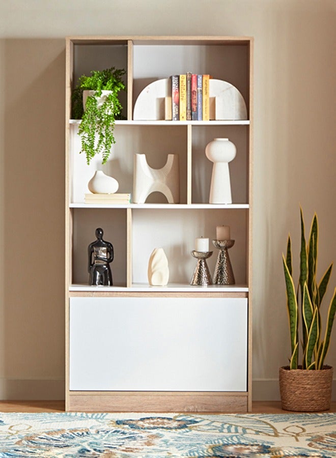 Home Box Alford Patara 3-Tier Bookcase With Drawer 80 x 160 x 35 cm - Image 2