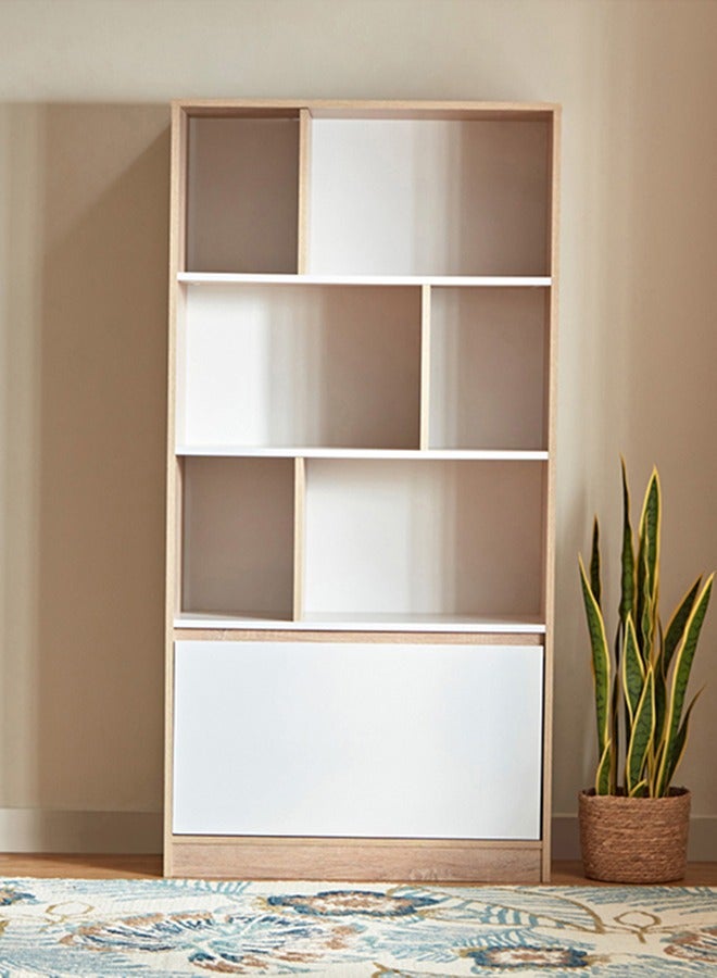 Home Box Alford Patara 3-Tier Bookcase With Drawer 80 x 160 x 35 cm - Image 3