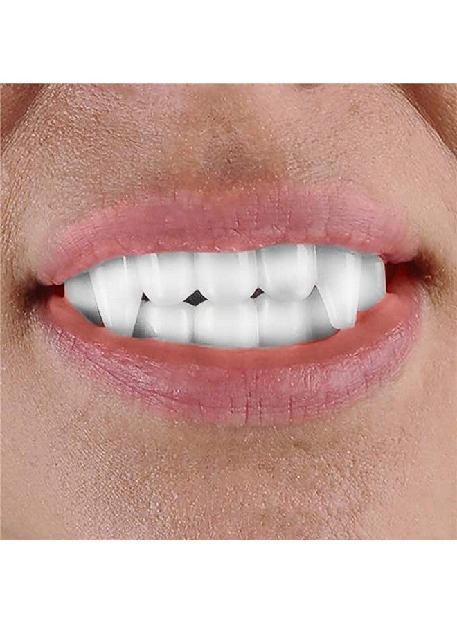 The Dreidel Company The Dreidel Company Halloween White Teeth Fangs Teeth, Costume, Funny Halloween Dress-Up, Pretend Play Decoration (48-Pack)  - Image 4
