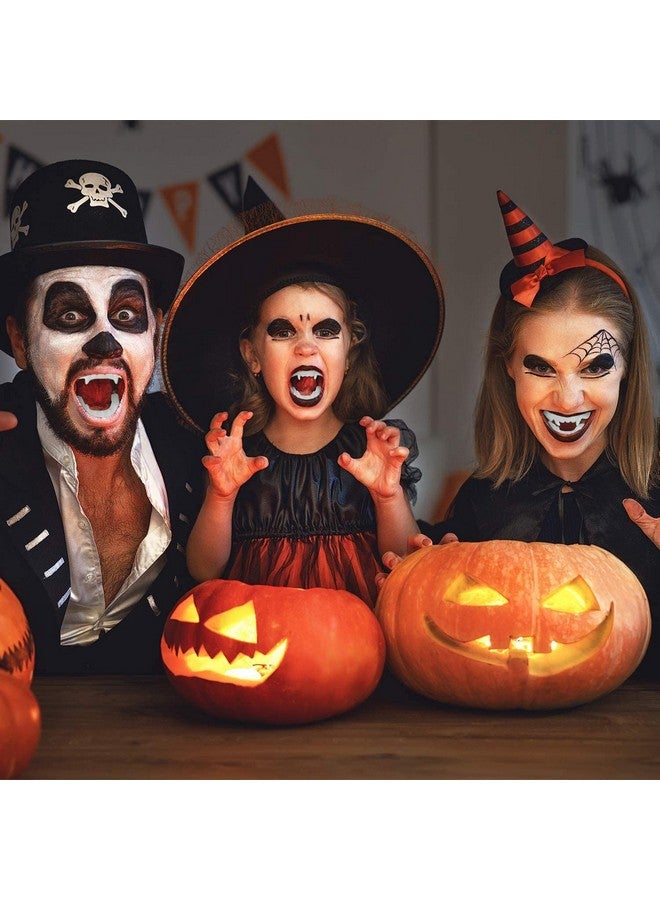 The Dreidel Company The Dreidel Company Halloween White Teeth Fangs Teeth, Costume, Funny Halloween Dress-Up, Pretend Play Decoration (48-Pack)  - Image 5