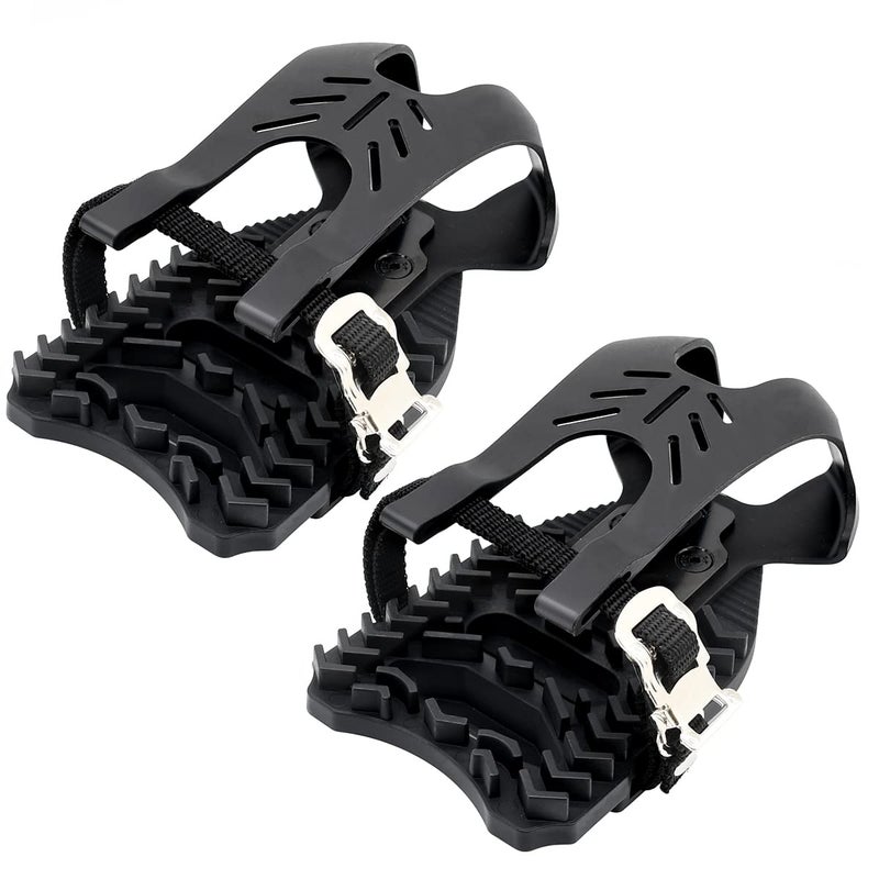 Thinvik Bike Toe Cages Pedal for Peloton Spin Bike & Peloton Bike+ Pedals - Indoor Cycling Pedal Adapters for Look Delta Pedals Being Converted to Dual Fuction Pedals - Ride with Sneakers - Image 1