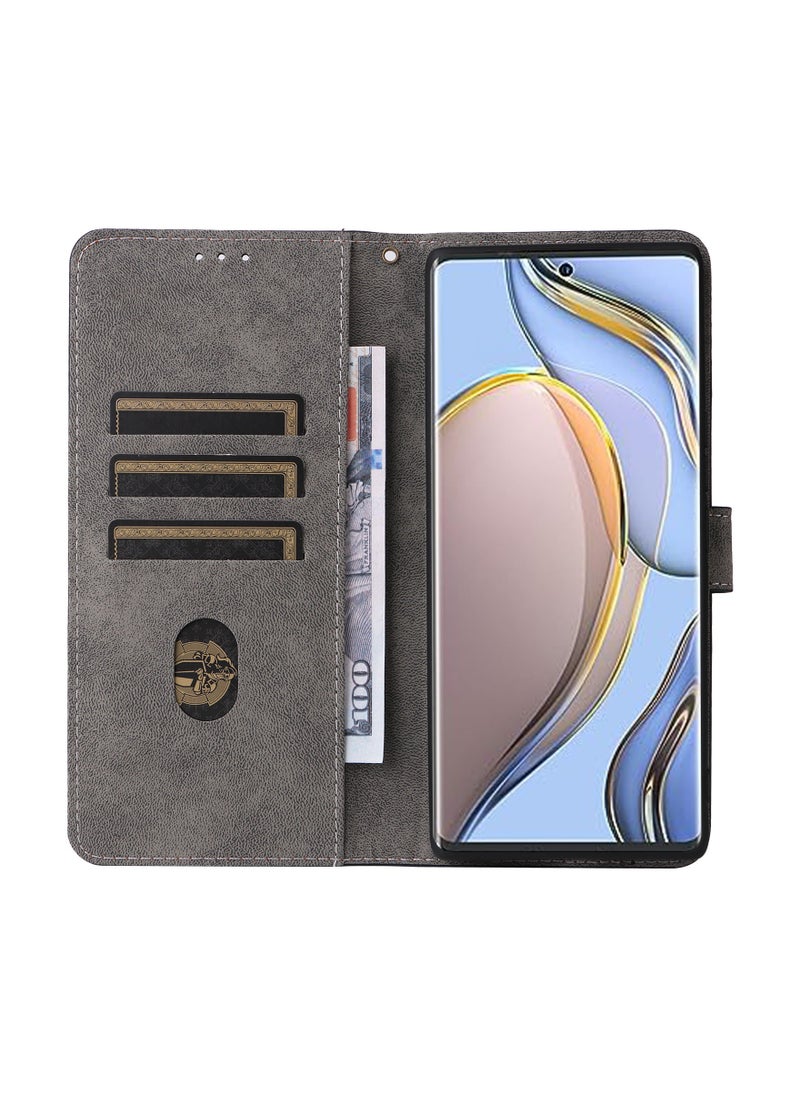 Fankalo - حافظة هاتف متوافقة مع Tecno Phantom X2/ Tecno Phantom X2 Pro مع حامل بطاقة حافظة قلابة من جلد البولي يوريثان حافظة هاتف حافظة مضادة للصدمات - Image 1