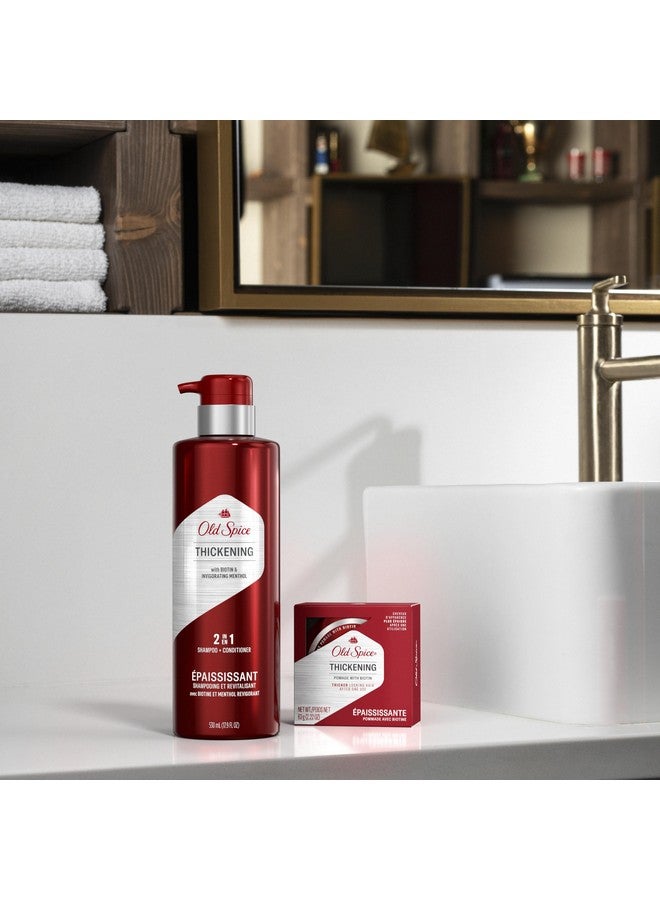 Old Spice Thickening 2-In-1 Men'S Shampoo And Conditioner With Biotin And Invigorating Menthol, 17.9 Oz - Image 5
