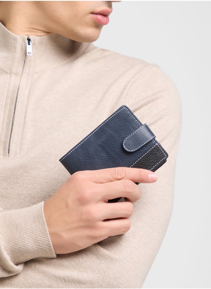 Robert Wood - Genuine Leather Casual Bi-Fold Wallet - Image 1