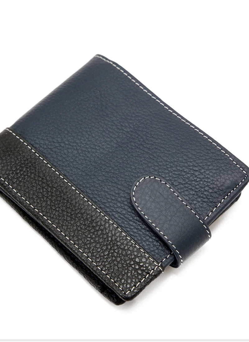 روبرت وود Genuine Leather Casual Bi-Fold Wallet