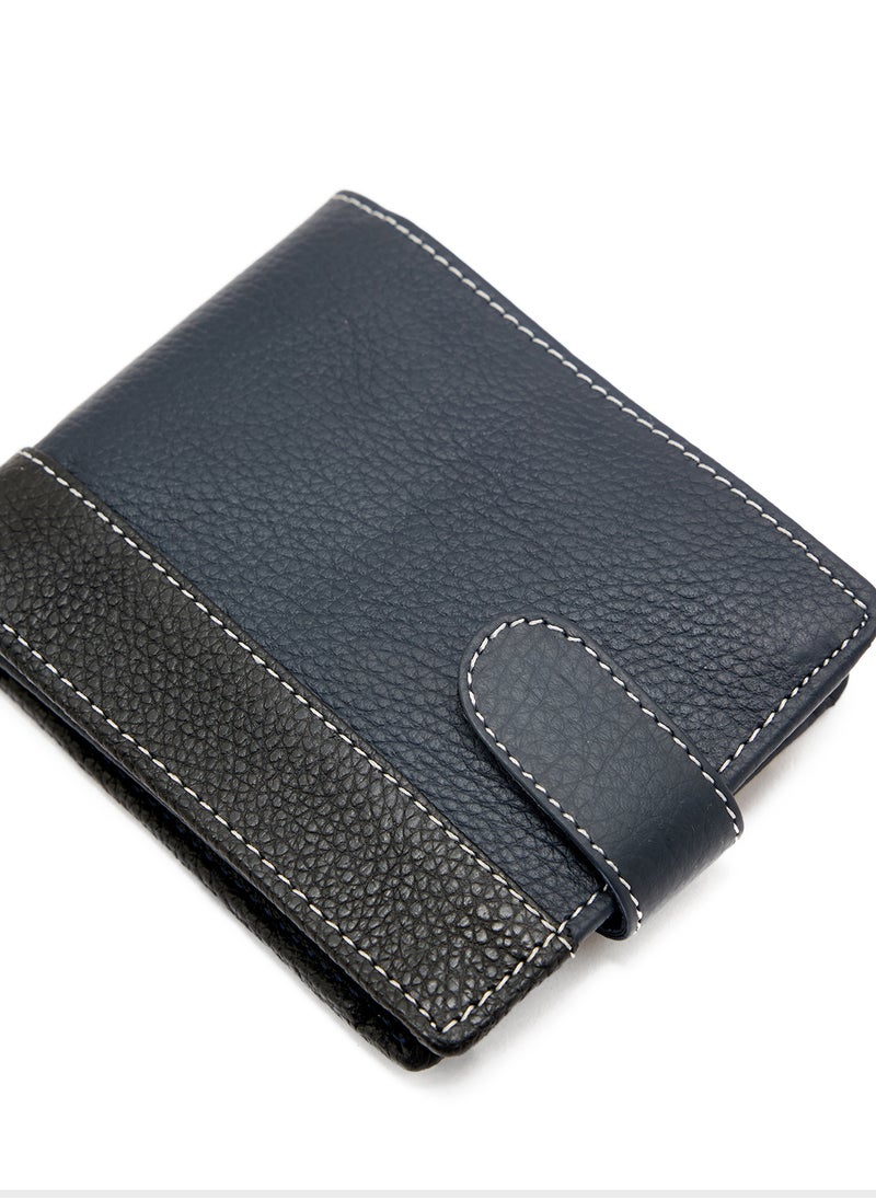 Robert Wood - Genuine Leather Casual Bi-Fold Wallet - Image 1