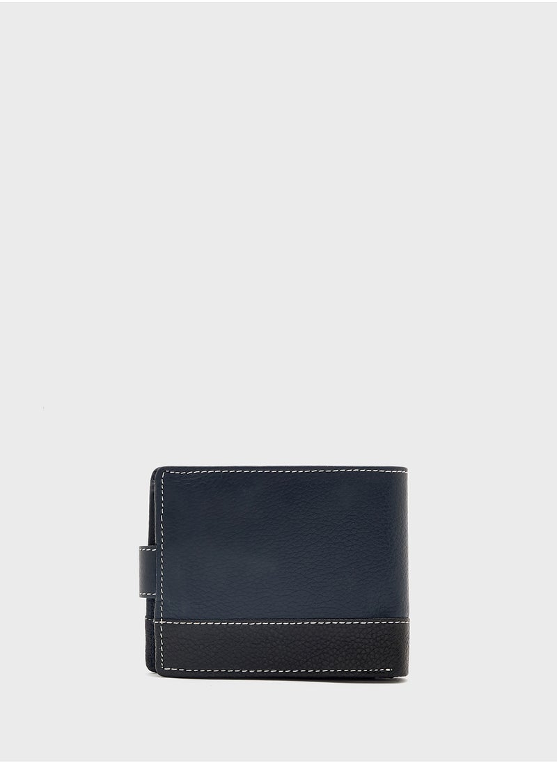 Robert Wood - Genuine Leather Casual Bi-Fold Wallet - Image 1
