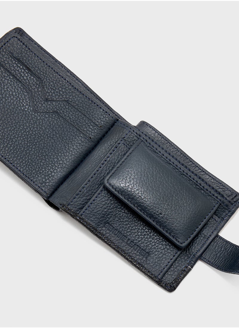 Robert Wood - Genuine Leather Casual Bi-Fold Wallet - Image 1