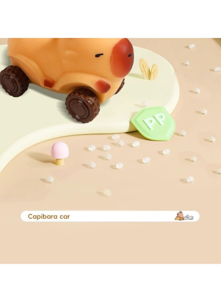 Capybara Shaped Stress Relief Toy Car,Capybara Transformation Stretch Car, Perfect Gift, Kids' Favorite  - Image 3